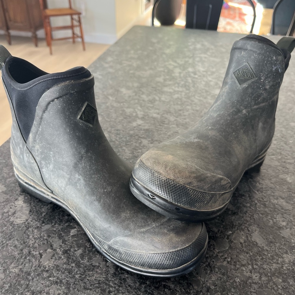 Black Original Muck Boot Ankle Booties